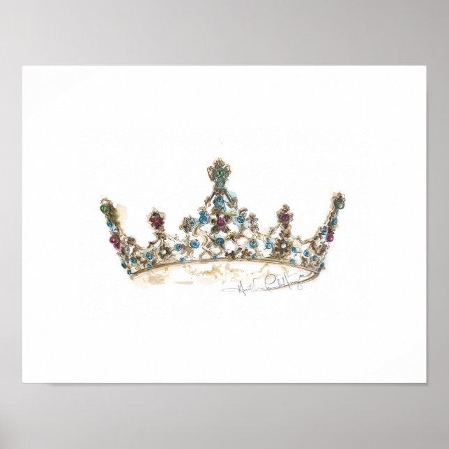 Queen's Crown by Heather French Henry Poster (Front)