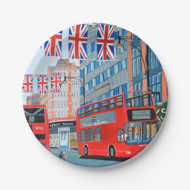 Queen's Diamond Jubilee paper plate  (Front)