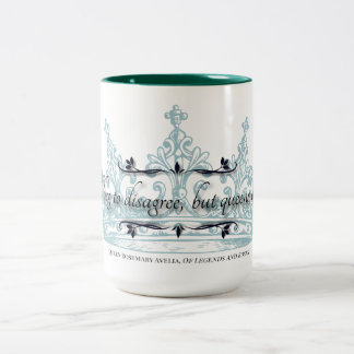 "Queens Don't Beg" Quote Mug in Green