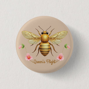 Queen's Flight 3 Cm Round Badge