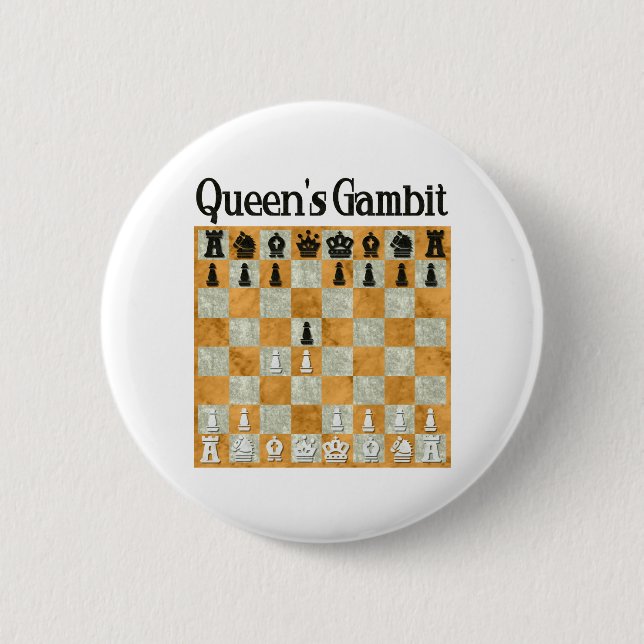 Queen's Gambit 6 Cm Round Badge (Front)