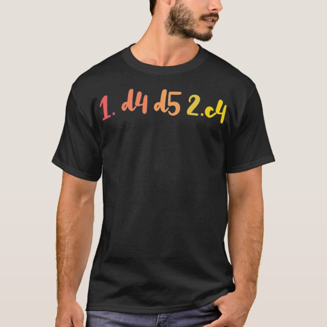 Queen's Gambit Chess Player  T-Shirt (Front)