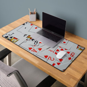 "Queen's Gambit: Scattered Pairs of Pocket Queens" Desk Mat