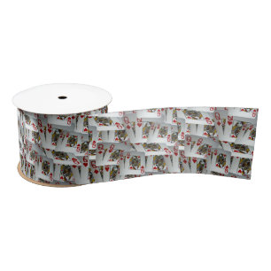 "Queen's Gambit: Scattered Pairs of Pocket Queens" Satin Ribbon