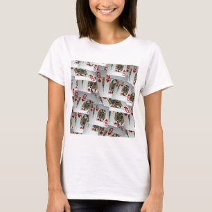 "Queen's Gambit: Scattered Pairs of Pocket Queens" T-Shirt