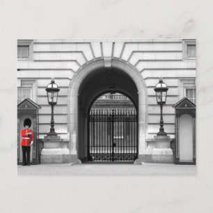 Queen's Guard Keeping Watch Postcard