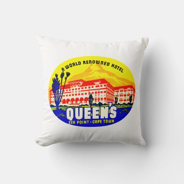 Queen's Hotel Seapoint Cushion (Front)