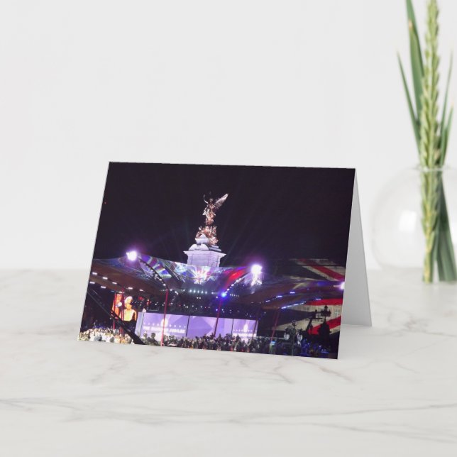 Queen's Jubilee Concert, London Card (Front)