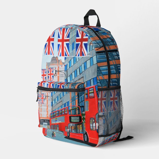 Queen's Jubilee England backpack   (Back Corner Right)