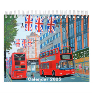 Queen's Jubilee London Calendar 2025