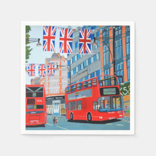 Queen's Jubilee London napkins