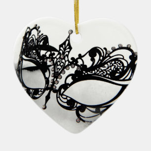 Queens Mask Ceramic Tree Decoration