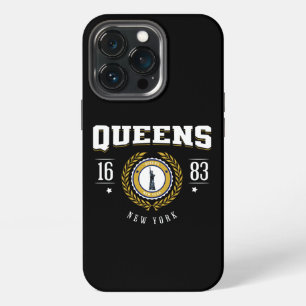 Queens New York 1683 White iPhone 13 Pro Case