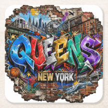 Queens New York Graffiti Wall Art