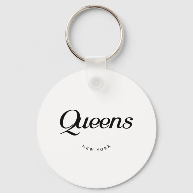 Queens NY  Key Ring (Front)