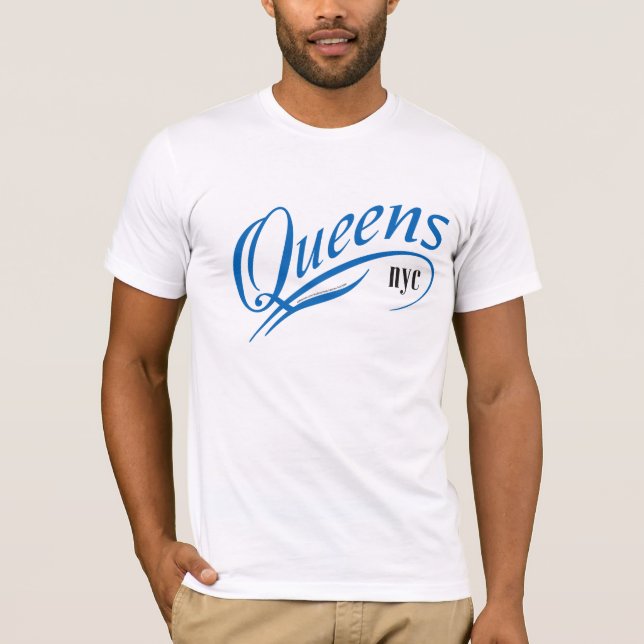 Queens, NY Souvenir T-Shirt (Front)