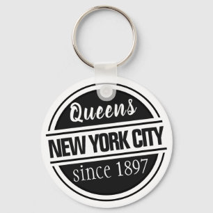 Queens NYC 1897 Key Ring