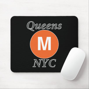 Queens NYC M Train Mouse Pad