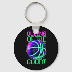 Queens Of The Court - Women And Girls Bysketbyll Key Ring