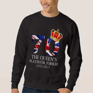 Queen's Platinum Jubilee 70 Years 1952 2022 1 Sweatshirt