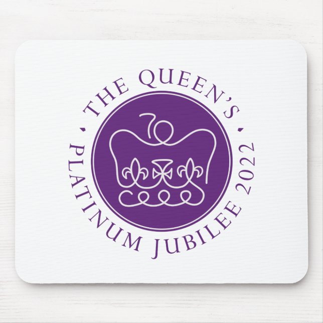 Queen's Platinum Jubilee  Mouse Pad (Front)