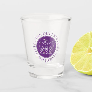 Queen's Platinum Jubilee Shot Glass