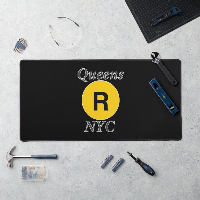 Queens R Train Desk Mat (Workstation)