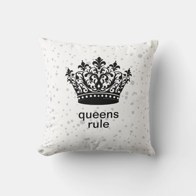 Queens Rule Cushion (Front)