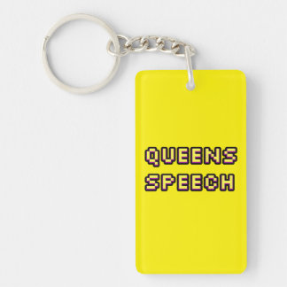Queens Speech keyring