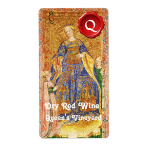 QUEEN'S VINEYARD RED WINE WAX SEAL /ANTIQUE TAROTS