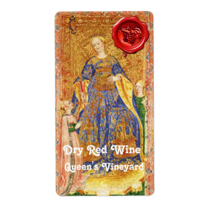 QUEEN'S VINEYARD RED WINE WAX SEAL /ANTIQUE TAROTS
