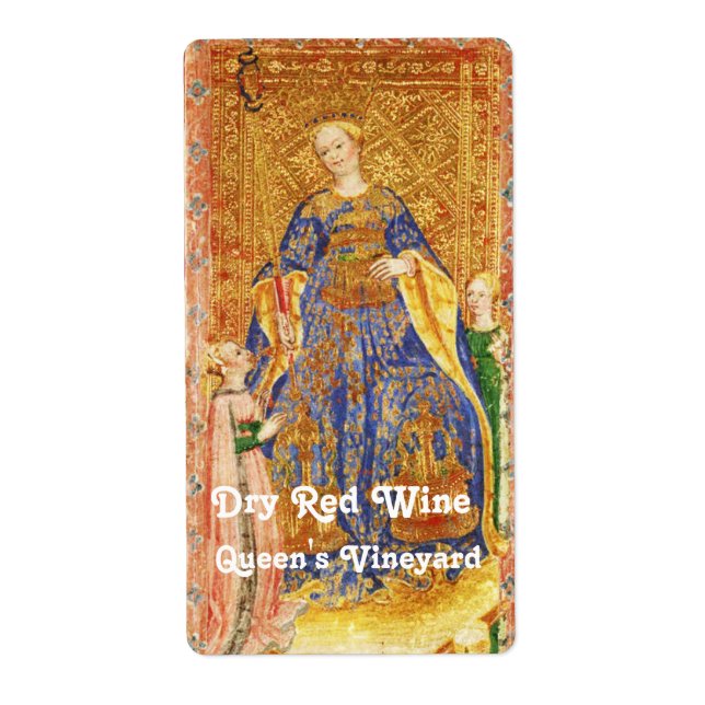 QUEEN'S VINEYARD WINE / ANTIQUE RENAISSANCE TAROTS (Front)