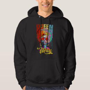 Queens Was Born In May Birthday For Black Queen Af Hoodie