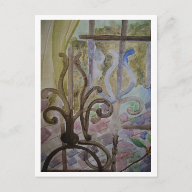 Queens Window detail Postcard (Front)