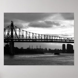 Queensboro Bridge 15 x 11 poster  - No Border