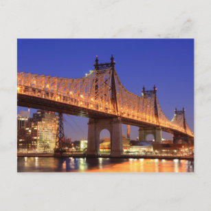 Queensboro Bridge and the East River Postcard