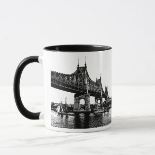 Queensboro Bridge Nautical Ocean Beach seascape Mug