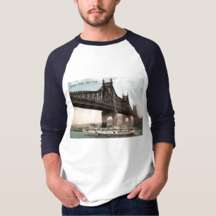 Queensboro Bridge, New York City 1915 Vintage T-Shirt