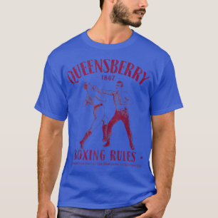 Queensbury Boxing Rules Distressed Vintage Boxing T-Shirt