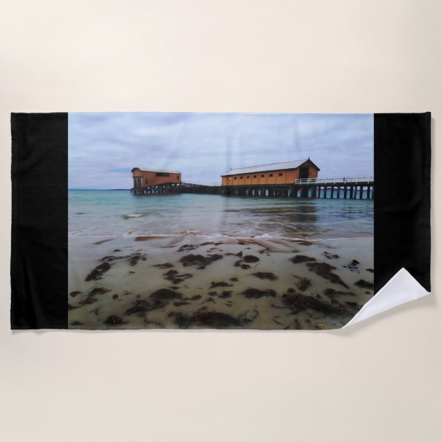 Queenscliff Dreaming Beach Towel (Front)