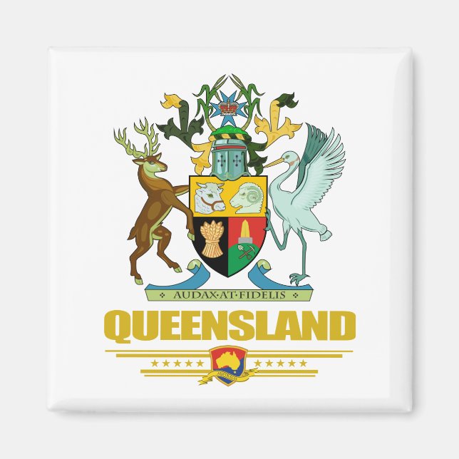 Queensland COA Magnet (Front)