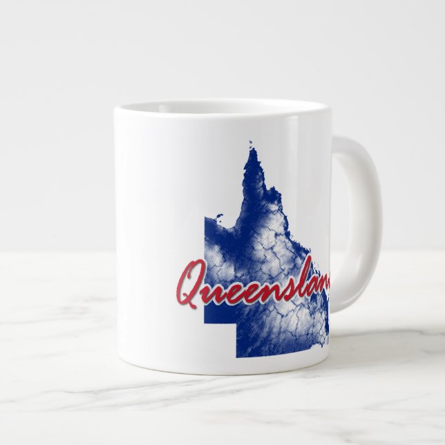 Queensland Large Coffee Mug (Front Right)