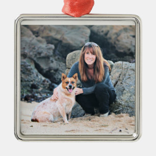 Queensland Red Heeler - Lucy Metal Ornament