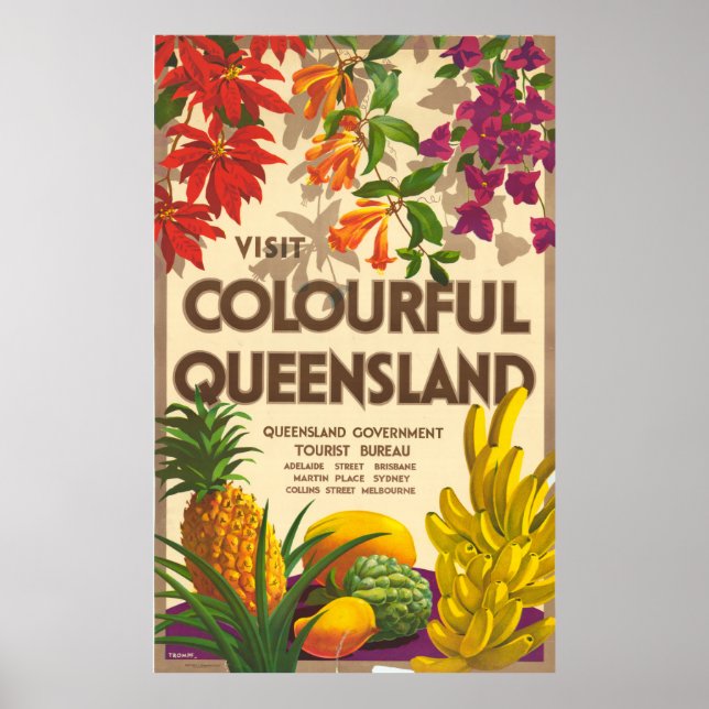 Queensland Travel Poster (Front)