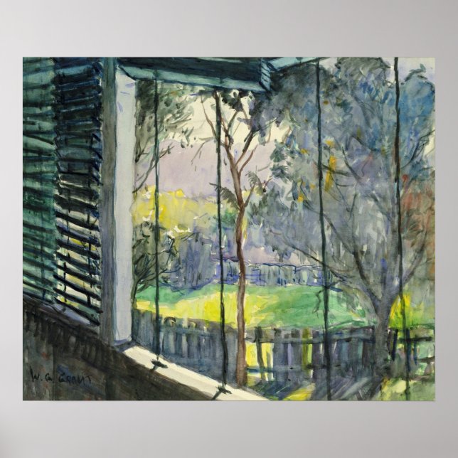 Queensland Verandah, 20th century Poster (Front)