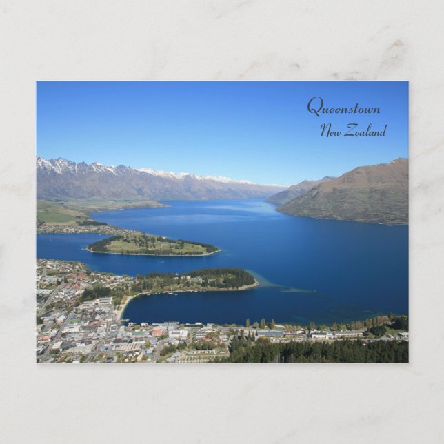 Queenstown from Bob's Peak, New Zealand - Postcard (Front)