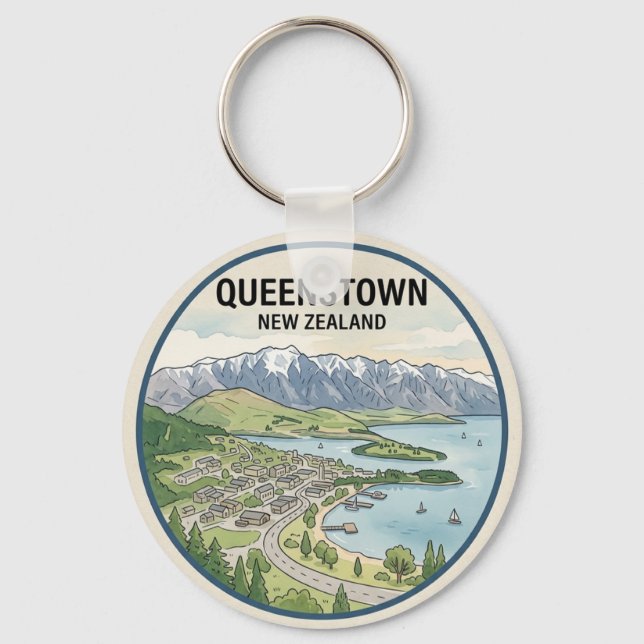 Queenstown Key Ring (Front)