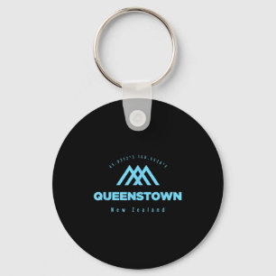 Queenstown mountain vacation skiing new zealand key ring