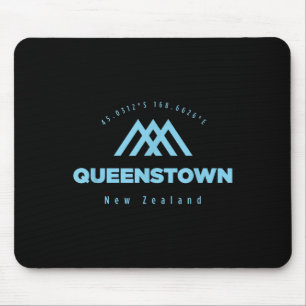 Queenstown Mountain Vacation Skiing New Zealand Mouse Pad