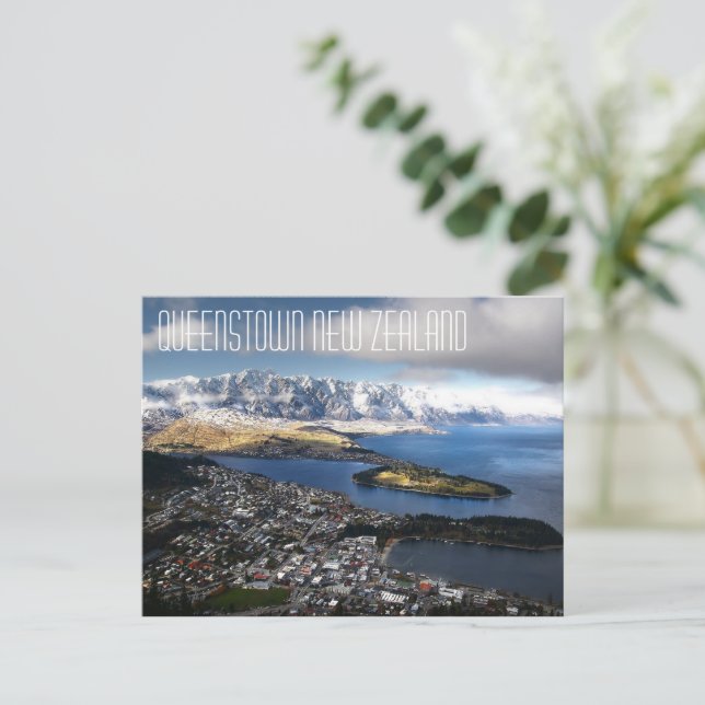 Queenstown, New mountains Zealand Postcard (Standing Front)